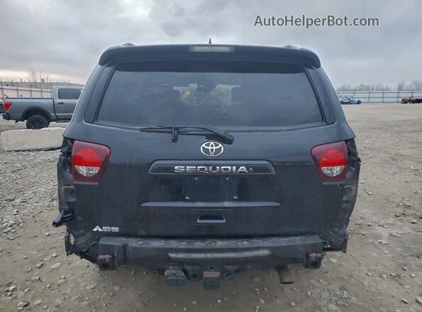 5TDBY5G10JS164022 2018 TOYOTA SEQUOIA Black უკანა ხედი