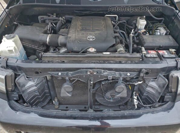 5TDBY5G10JS164022 2018 TOYOTA SEQUOIA Black ძრავის განყოფილების ხედი