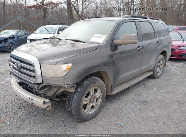 5TDBY5G1XGS143090 2016 TOYOTA SEQUOIA Черный Передняя левая четверть