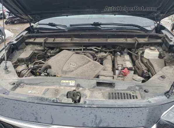 5TDBZRBH1NS170555 2022 TOYOTA HIGHLANDER Black Rear interior view