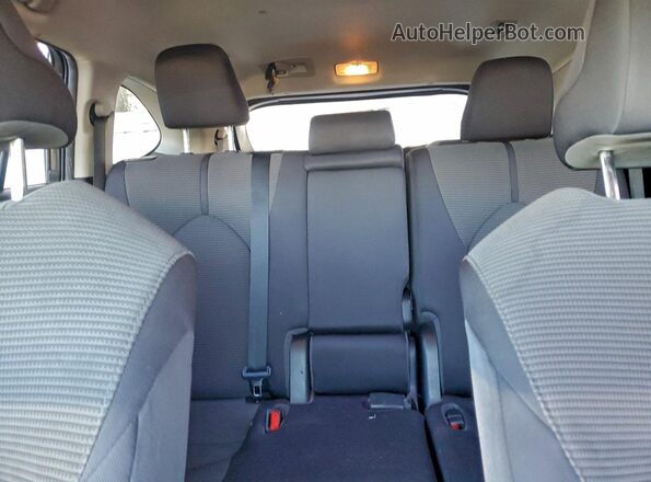 5TDBZRBH2LS003313 2020 TOYOTA HIGHLANDER Gray Widok tylnych siedzeń