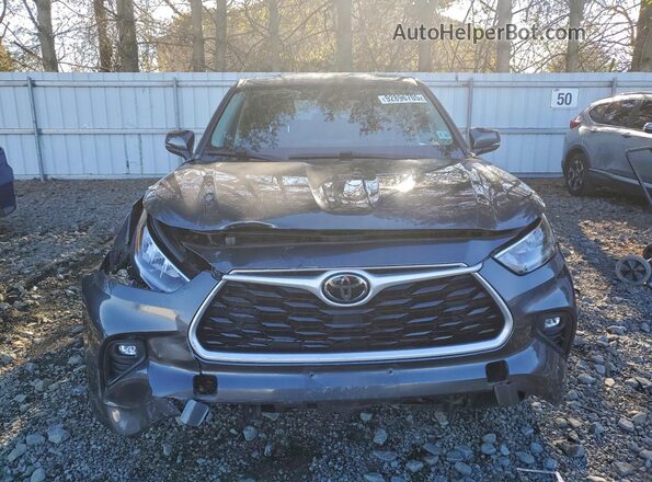 5TDBZRBH2LS003313 2020 TOYOTA HIGHLANDER Gray Widok z przodu