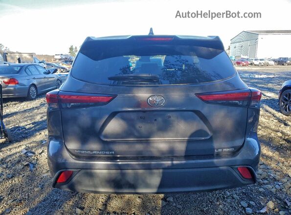 5TDBZRBH2LS003313 2020 TOYOTA HIGHLANDER Gray Widok z tyłu