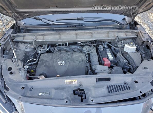 5TDBZRBH2LS003313 2020 TOYOTA HIGHLANDER Gray Widok komory silnika