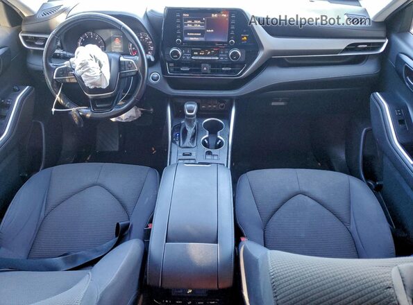 5TDBZRBH2LS003313 2020 TOYOTA HIGHLANDER Gray Widok deski rozdzielczej