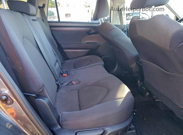 5TDBZRBH2LS003313 2020 TOYOTA HIGHLANDER Gray Widok wnętrza z tyłu