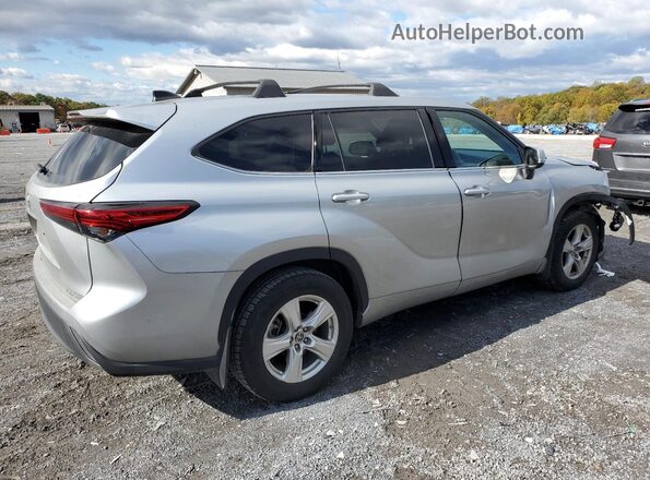 5TDBZRBH2NS592219 2022 TOYOTA HIGHLANDER Gray Tył prawy