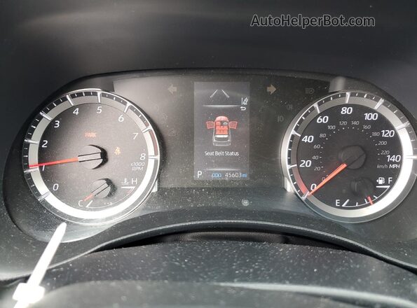 5TDBZRBH2NS592219 2022 TOYOTA HIGHLANDER Gray Widok zestawu wskaźników