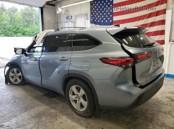 5TDBZRBH4NS237097 2022 TOYOTA HIGHLANDER Blue Tył lewy