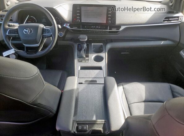 5TDCSKFC1PS102712 2023 TOYOTA SIENNA Black Dashboard view