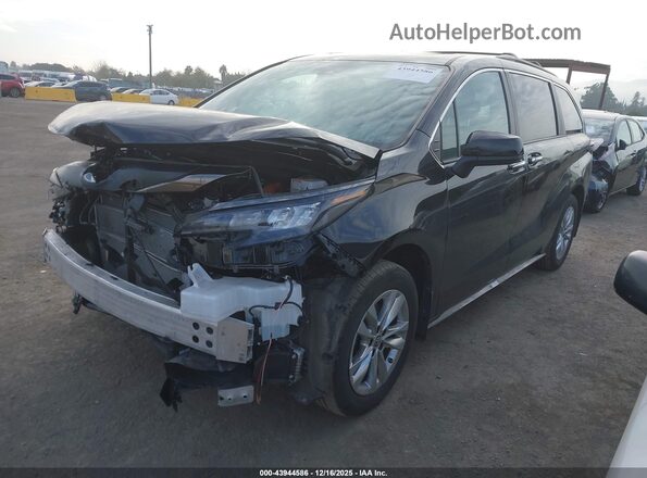 5TDCSKFC6PS107274 2023 TOYOTA SIENNA Черный Передняя левая четверть