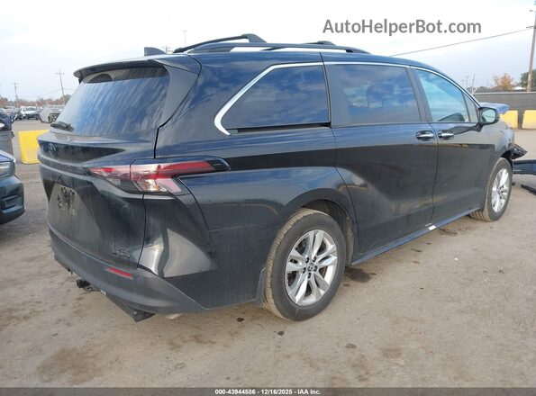 5TDCSKFC6PS107274 2023 TOYOTA SIENNA Черный Задняя правая четверть