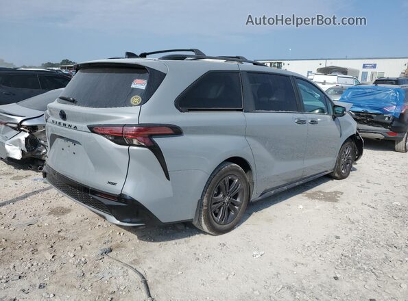 5TDCSKFC6SS161215 2025 TOYOTA SIENNA Gray Rear right