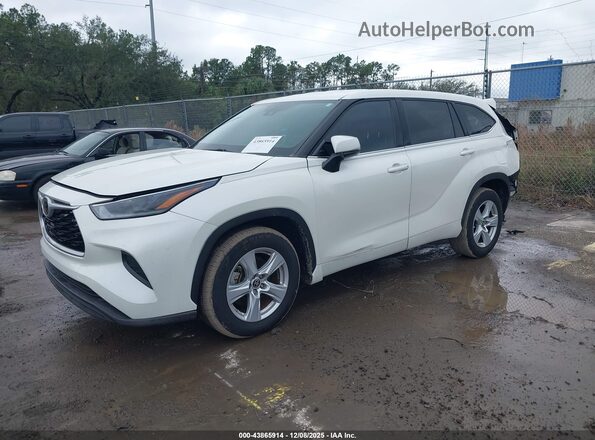 5TDCZRAH0MS525610 2021 TOYOTA HIGHLANDER White 