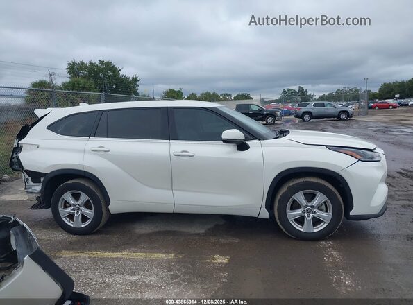 5TDCZRAH0MS525610 2021 TOYOTA HIGHLANDER White 