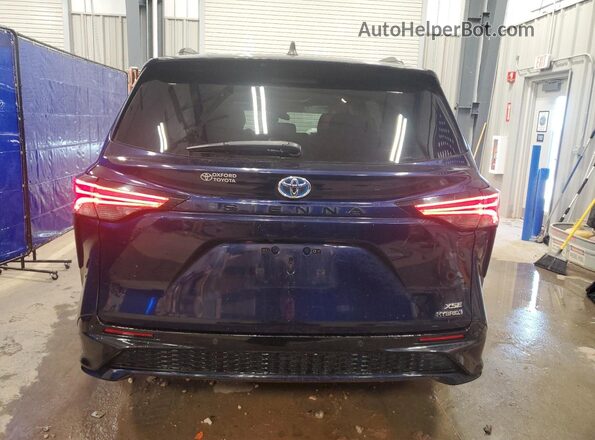 5TDDRKEC7MS004541 2021 TOYOTA SIENNA Blue Հետևի տեսք