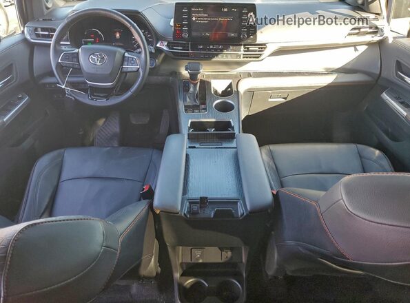 5TDDSKFC1MS023847 2021 TOYOTA SIENNA Blue Widok deski rozdzielczej