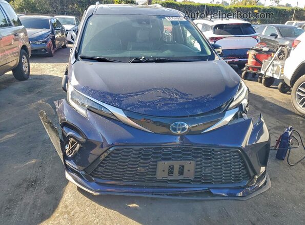 5TDDSKFC1MS023847 2021 TOYOTA SIENNA Blue Widok z przodu