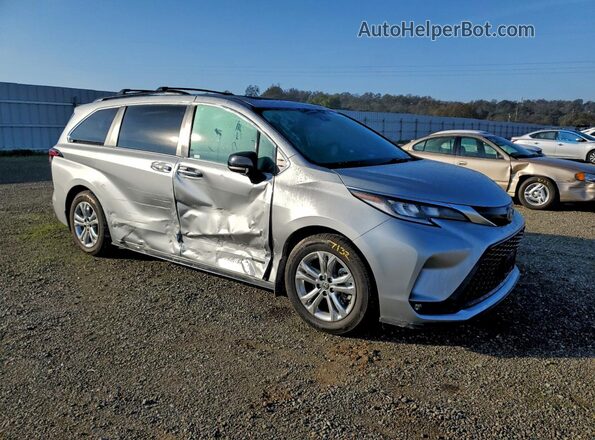 5TDDSKFC2MS025722 2021 TOYOTA SIENNA Серебряный Передняя правая четверть