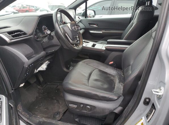 5TDDSKFC8PS102498 2023 TOYOTA SIENNA Gray Вид салону спереду