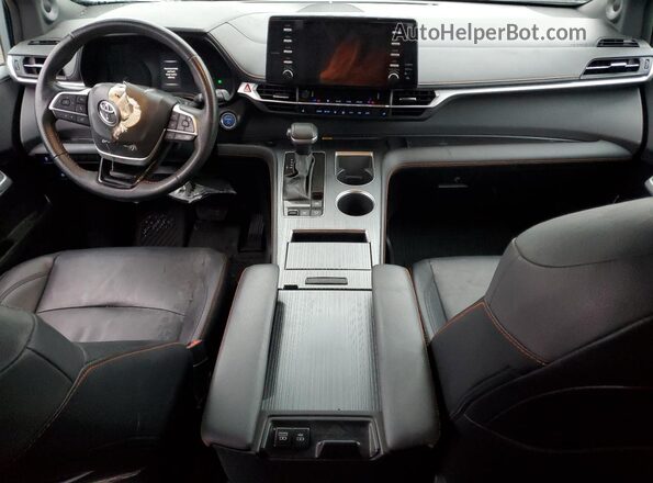 5TDDSKFC8PS102498 2023 TOYOTA SIENNA Gray Вид панелі приладів