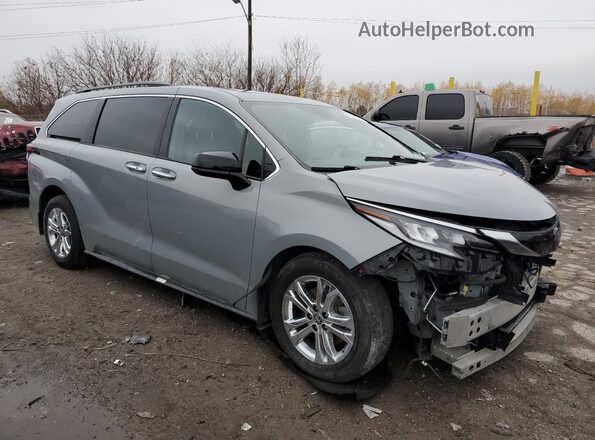 5TDDSKFC8PS102498 2023 TOYOTA SIENNA Gray Передня права чверть