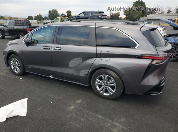 5TDDSKFC9MS031940 2021 TOYOTA SIENNA Gray Rear left