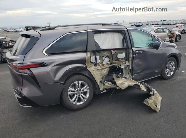 5TDDSKFC9MS031940 2021 TOYOTA SIENNA Gray Rear right