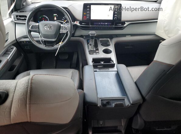 5TDDSKFC9MS031940 2021 TOYOTA SIENNA Gray Dashboard view