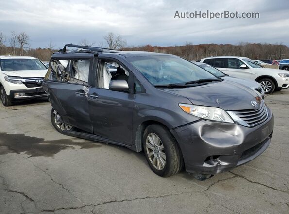 5TDDZ3DC6HS187735 2017 TOYOTA LE Серый Передняя правая четверть