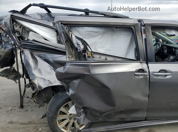5TDDZ3DC6HS187735 2017 TOYOTA LE Серый Вид задней части салона