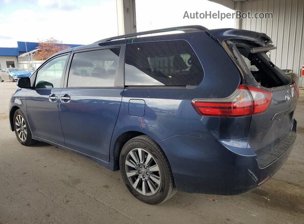 5TDDZ3DC9LS249492 2020 TOYOTA LE Синий Задняя левая четверть
