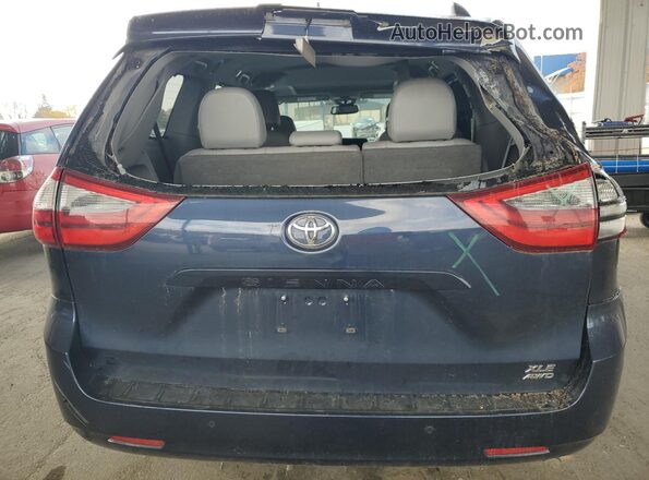 5TDDZ3DC9LS249492 2020 TOYOTA LE Синий Вид сзади