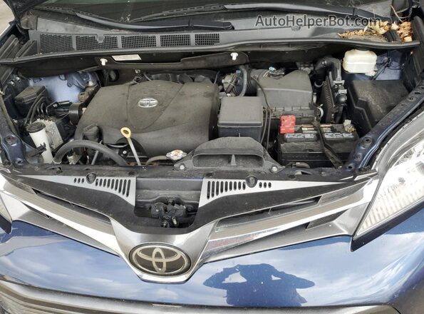 5TDDZ3DC9LS249492 2020 TOYOTA LE Синий Вид подкапотного пространства