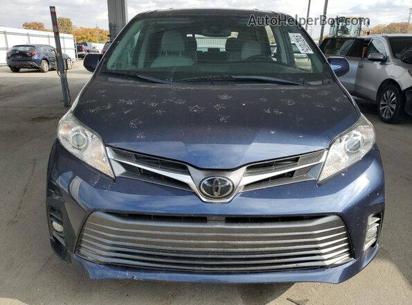 5TDDZ3DC9LS249492 2020 TOYOTA LE Синий Вид спереди