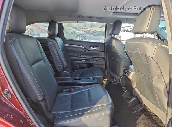 5TDDZRFH4JS490983 2018 TOYOTA LIMITED Burgundy 