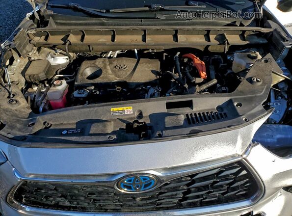 5TDEBRCH2MS064355 2021 TOYOTA HIGHLANDER HYBRID Серый Вид подкапотного пространства