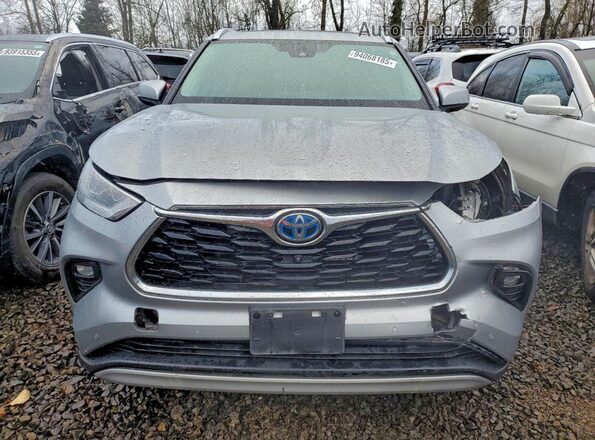 5TDEBRCH2MS064355 2021 TOYOTA HIGHLANDER HYBRID Серый Вид спереди