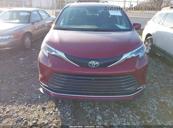 5TDERKEC2MS006850 2021 TOYOTA SIENNA Red Front view