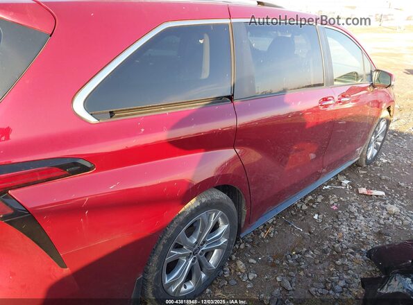 5TDERKEC2MS006850 2021 TOYOTA SIENNA Red Rear right