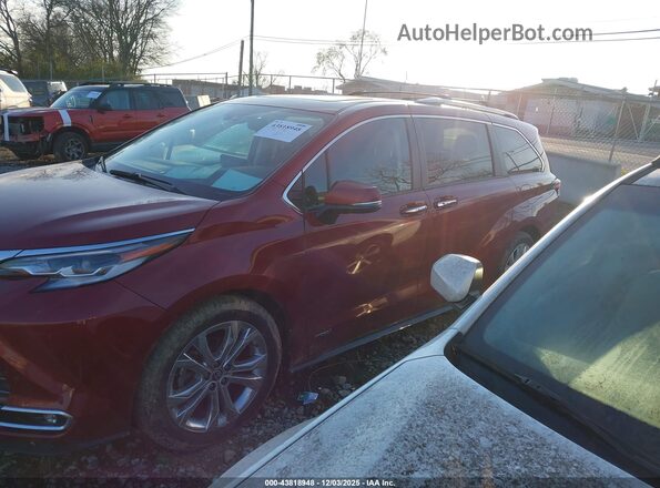 5TDERKEC2MS006850 2021 TOYOTA SIENNA Red 360 interior view