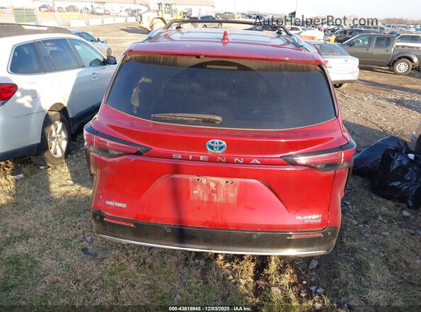 5TDERKEC2MS006850 2021 TOYOTA SIENNA Red 