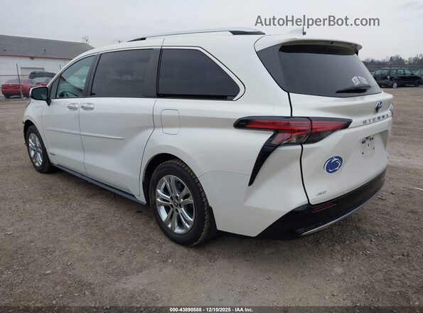 5TDESKFC3MS017620 2021 TOYOTA SIENNA White Tył lewy