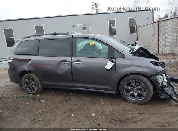 5TDEZ3DC6LS239068 2020 TOYOTA SIENNA Gray Շարժիչի բաժամունքի տեսք