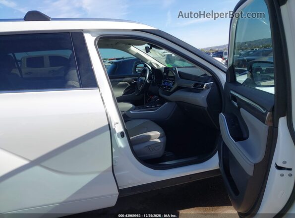 5TDFARAH9NS012863 2022 TOYOTA HIGHLANDER HYBRID White 