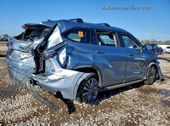5TDFARAHXMS010988 2021 TOYOTA HIGHLANDER HYBRID Silver Trasero derecho