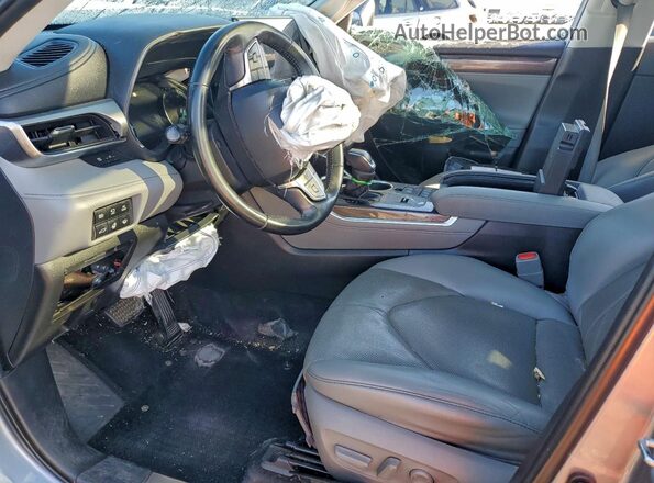 5TDFARAHXMS010988 2021 TOYOTA HIGHLANDER HYBRID Silver Vista interior delantera