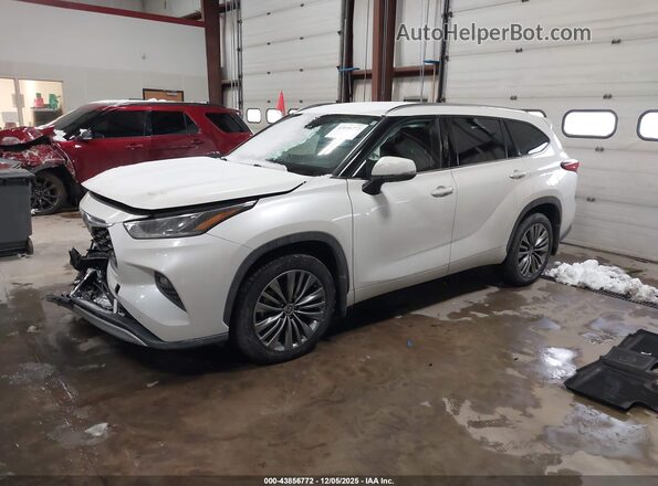 5TDFZRBH3LS045720 2020 TOYOTA HIGHLANDER White Przód lewy