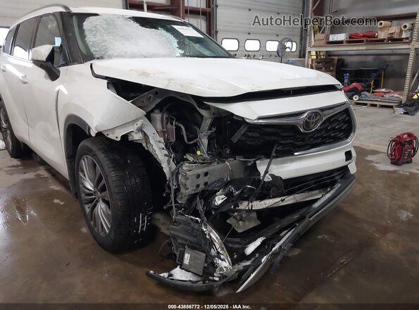 5TDFZRBH3LS045720 2020 TOYOTA HIGHLANDER White Widok z przodu