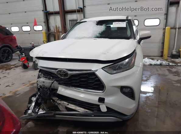 5TDFZRBH3LS045720 2020 TOYOTA HIGHLANDER White Widok zestawu wskaźników